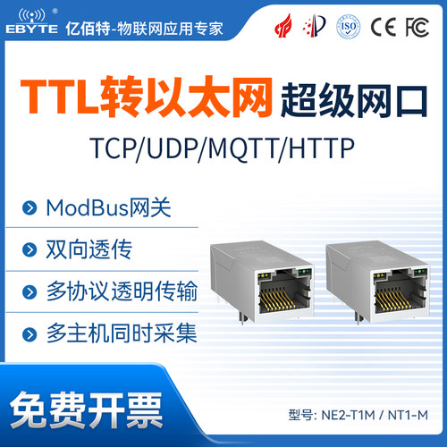 TTL串口转以太网超级网口