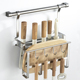 304不锈钢壁挂厨房刀架砧板案板刀板放置架悬挂挂钩挂杆挂架