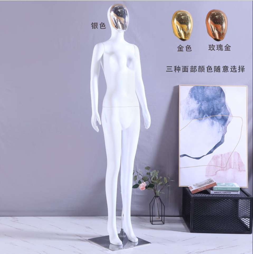 女士全身带面具模特工厂直销