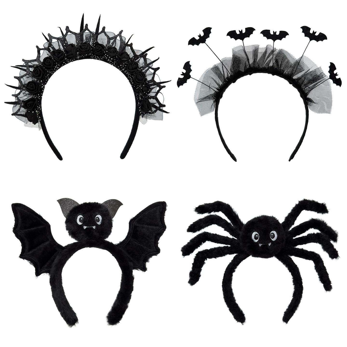 万圣节头饰可爱猫咪头饰蝙蝠发箍