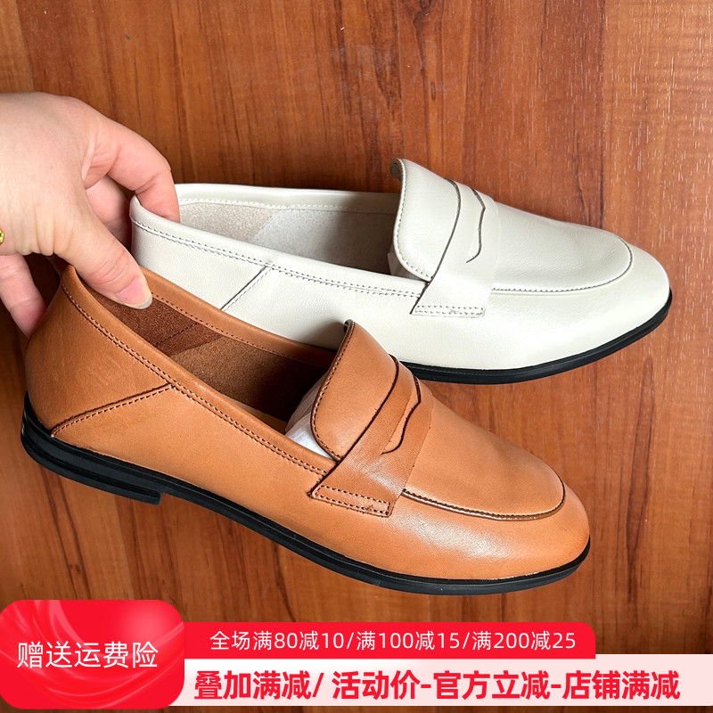 牛皮女单鞋复古英伦风乐福鞋2025春秋小皮鞋