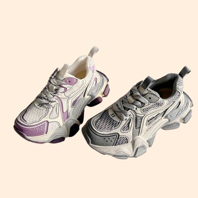 做旧老爹鞋夏季增高厚底鞋网面运动鞋女透气单鞋MD1216捡漏撤柜