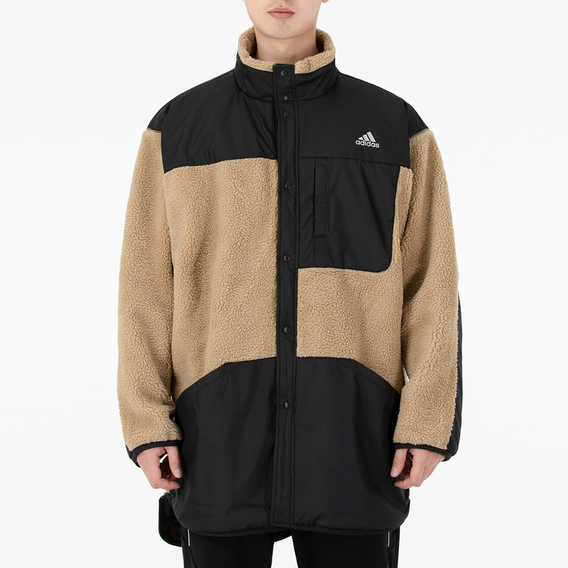 Adidas阿迪达斯男装外套2024春季新款运动服外套 立领夹克H40910 运动服/休闲服装 运动茄克/外套 原图主图