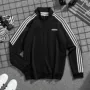 Áo khoác nam Adidas 2019 mùa hè áo khoác mỏng giản dị chạy thể thao quần áo dệt kim cổ áo sơ mi nam - Áo khoác thể thao / áo khoác áo khoác the thao nam cao cấp