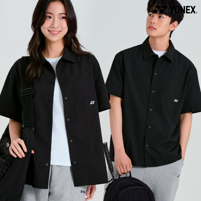 2026春夏韩国YONEX尤尼克斯新款羽毛球服男女同款运动衬衫短袖1
