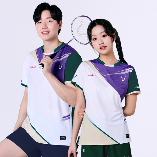 2025春夏新款Technist韩国羽毛球服男女运动速干透气短袖速干T19