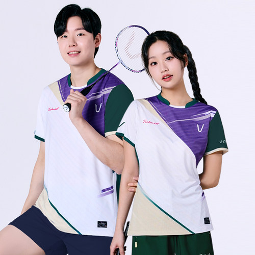 2025春夏新款Technist韩国羽毛球服男女运动速干透气短袖速干T19