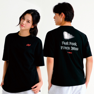 2025秋冬韩国YONEX尤尼克斯新款羽毛球服短袖男女款运动匹克球T41