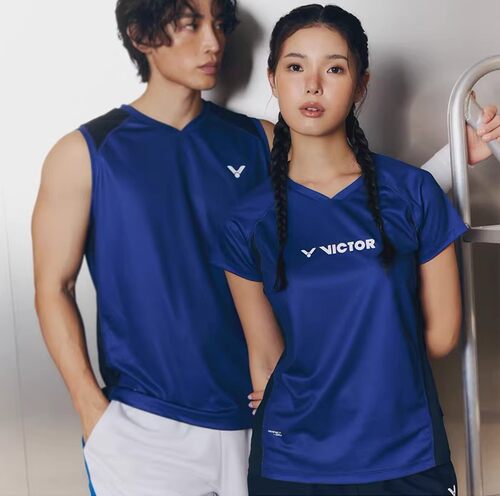 2026春夏新款VICTOR维克多韩国羽毛球服男女款运动透气短袖无袖1