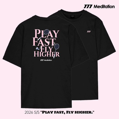 韩国2026春夏meditation新品羽毛球服短袖男女同款运动速干T球服8