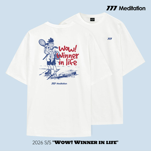 韩国2026春夏meditation新品羽毛球服短袖男女同款运动速干T恤13