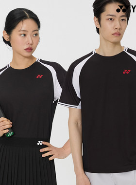 2026春夏新款YONEX尤尼克斯韩国网球服短袖男女款速干运动上衣T2