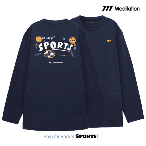 韩国2026春夏meditation新品羽毛球服长袖男女同款运动速干匹克球