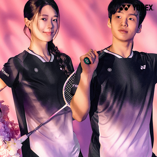 2026春夏韩国YONEX尤尼克斯新款羽毛球服短袖男女款速樱花T恤1