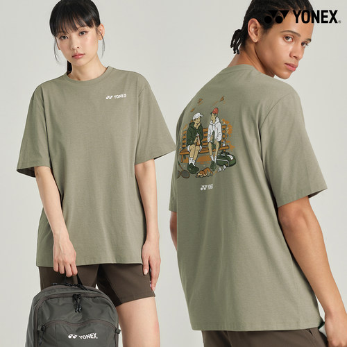 2026秋冬韩国YONEX尤尼克斯新款羽毛球服短袖男女同款运动速干T34