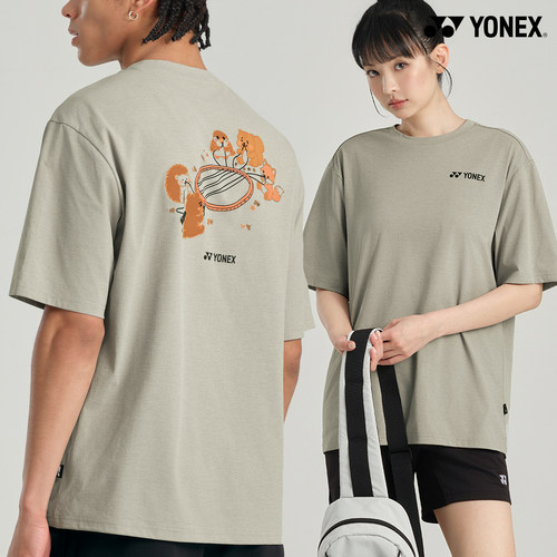 2026秋冬韩国YONEX尤尼克斯新款羽毛球服短袖男女同款运动速干T42