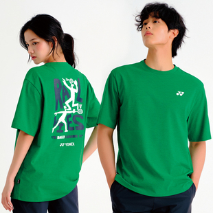 运动匹克球T44 男女款 2025秋冬韩国YONEX尤尼克斯新款 羽毛球服短袖