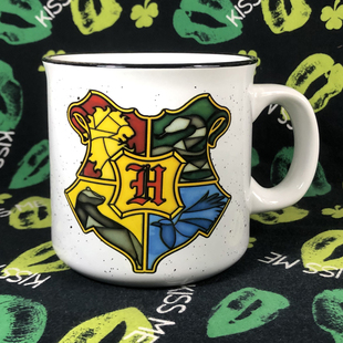 哈利波特HP霍格沃茨魔法学校校徽可爱实用陶瓷水杯礼物哈迷咖啡杯