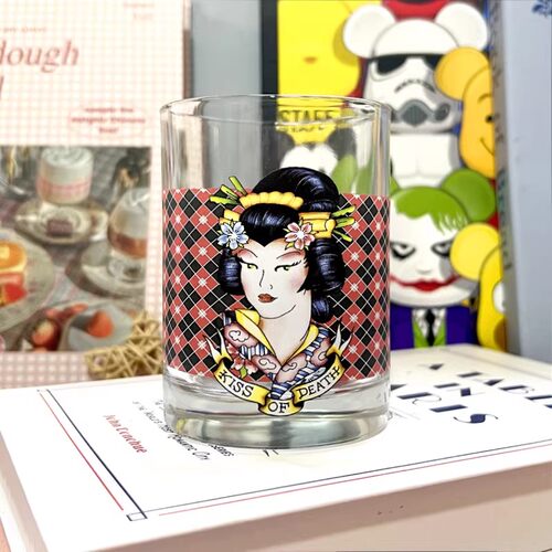 美国进口Ed潮牌原宿玻璃杯