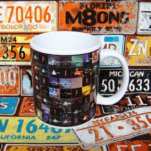 英国摇滚乐队pink floyd月之阴暗面陶瓷马克杯咖啡杯水杯周边