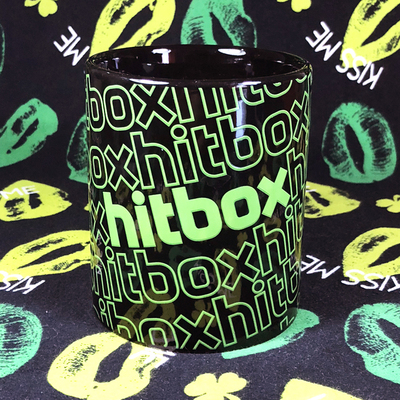 个性涂鸦hitbox周边黑色陶瓷杯