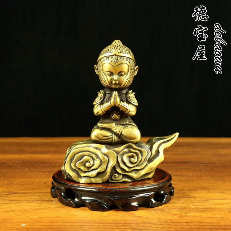 铜摆件复古桌面铜齐天大圣孙悟空