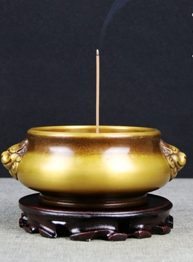 供佛狮子头供奉香炉香炉仿古风