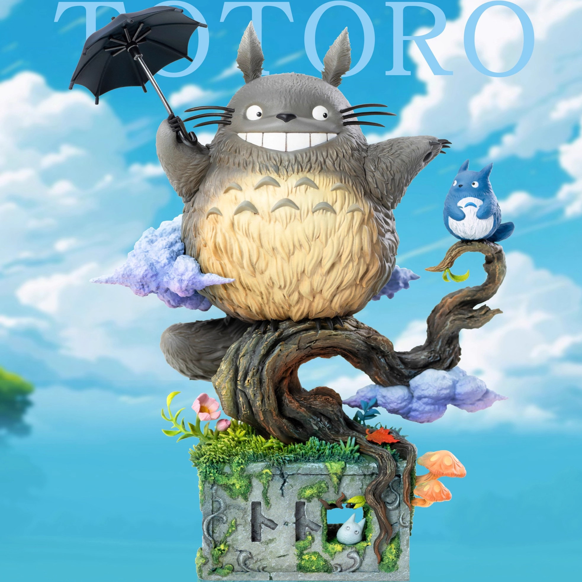 【补款】月影殿 微场景系列001 龙猫 限量手办雕像