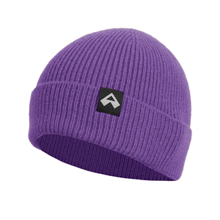 拓路者美利奴羊毛帽男女冬季帽子加厚黑色冷帽保暖护耳针织毛线帽