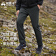 秋冬 直筒长裤 拓路者防风软壳裤 男商务通勤无LOGO加绒加厚休闲裤