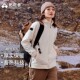 拓路者户外抓绒衣女款 秋冬立领保暖400G摇粒绒双刷双摇加厚外套