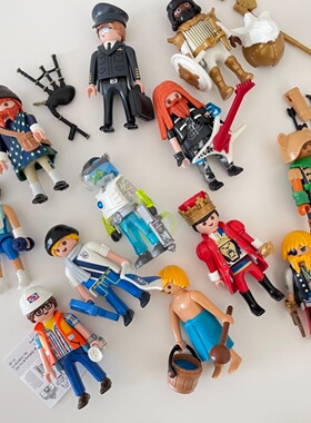 18季男款 德国进口 正品 Playmobil摩比世界人物卡通公仔手办