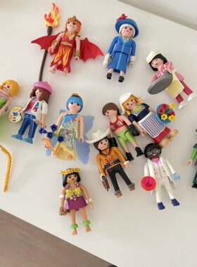 15季女款 德国进口 正品 Playmobil摩比世界人物卡通公仔手办