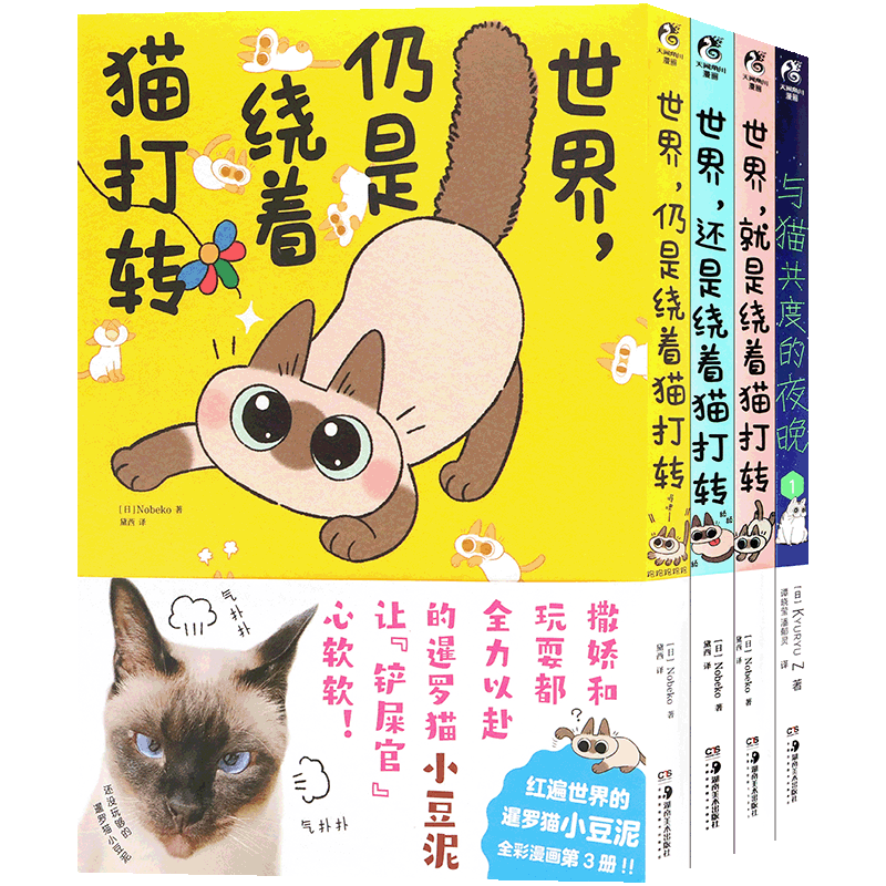 暹罗猫小豆泥漫画与猫共度的夜晚