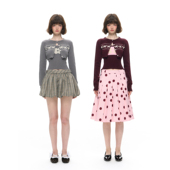 套装 Romance 上衣 针织开衫 抹胸两件套收腰显瘦长袖 Nanci 小马短款