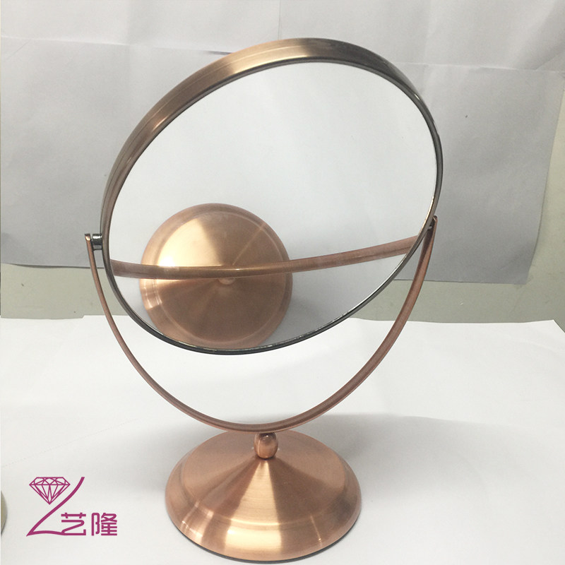 专柜镜子眼镜珠宝首饰双面镜化妆镜试戴镜公主镜高清立式镜子台镜
