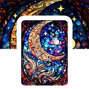 星月共辉星空木制拼图不规则形状儿童和成人益智玩具-高难度挑战