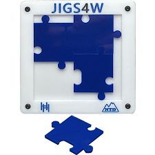 JIGS4W  JIGS5W只4片不同的片超难烧脑方块拼图puzzle益智抖音gm