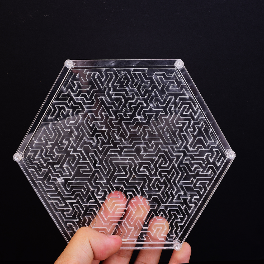 拼图异形透明地狱拼图超难烧脑亚克力迷宫拼图puzzle自虐成人解压