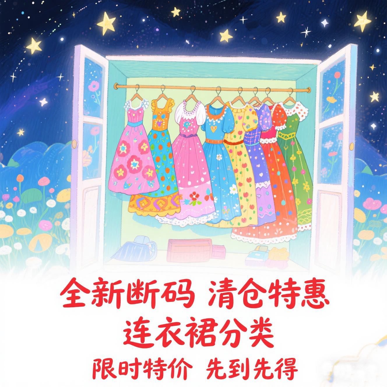 清仓断码。。限时特价。。不定时更新。。 连衣裙类1号链接