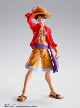 有货 万代S.H.Figuarts 海贼王航海 蒙奇D路飞 鬼岛讨伐 可动手办