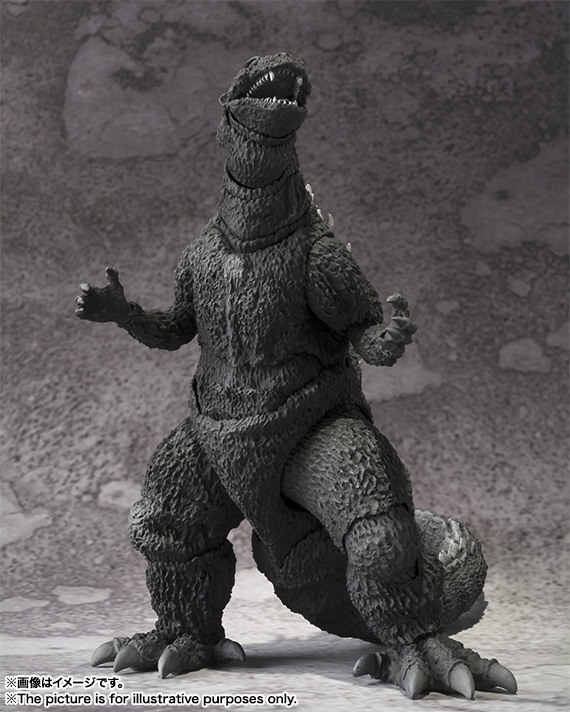 有货万代 S.H.MonsterArts SHM哥斯拉 1954怪兽可动成品-封面