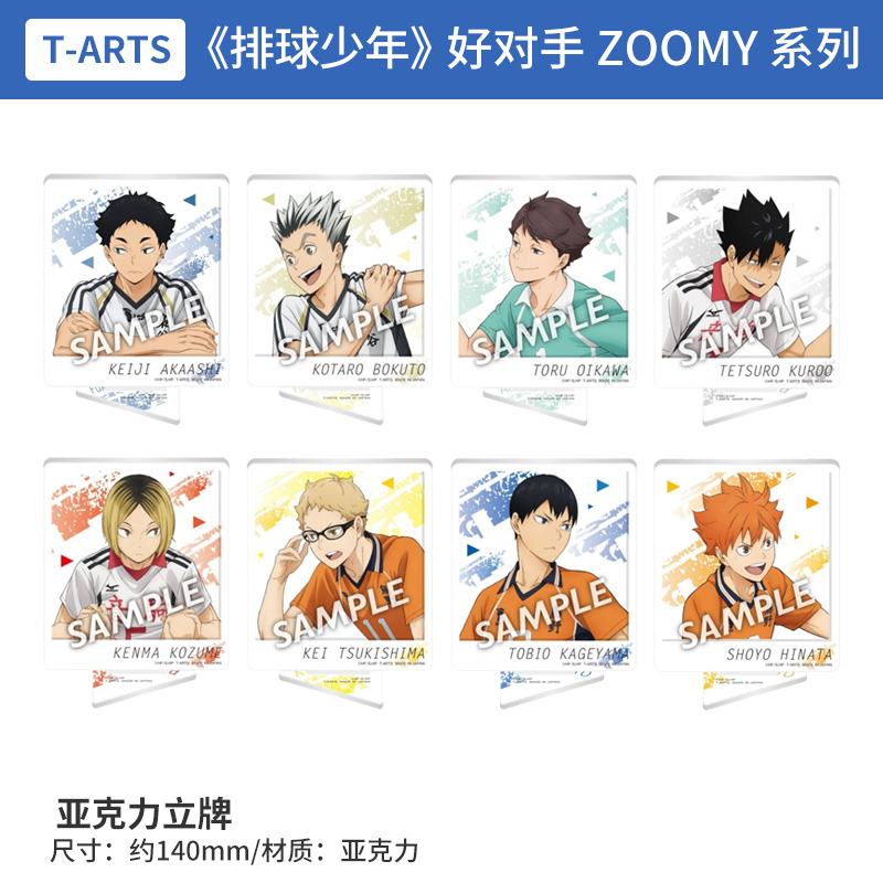 日本正版 排球少年 好对手 ZOOMY 亚克力立牌 周边谷子