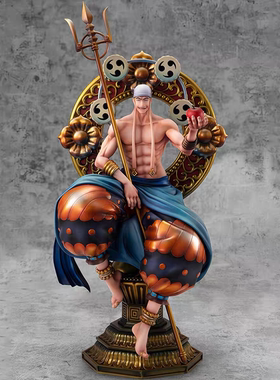 有货 MH Mega house POP 海贼王 雷神 艾尼路 手办模型