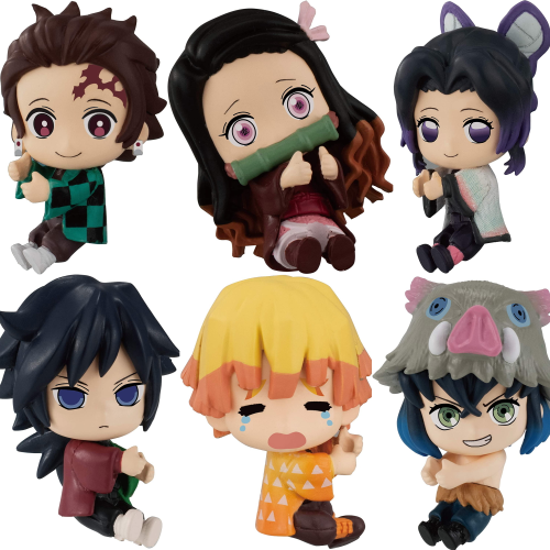 万代食玩鬼灭之刃抱抱数据线