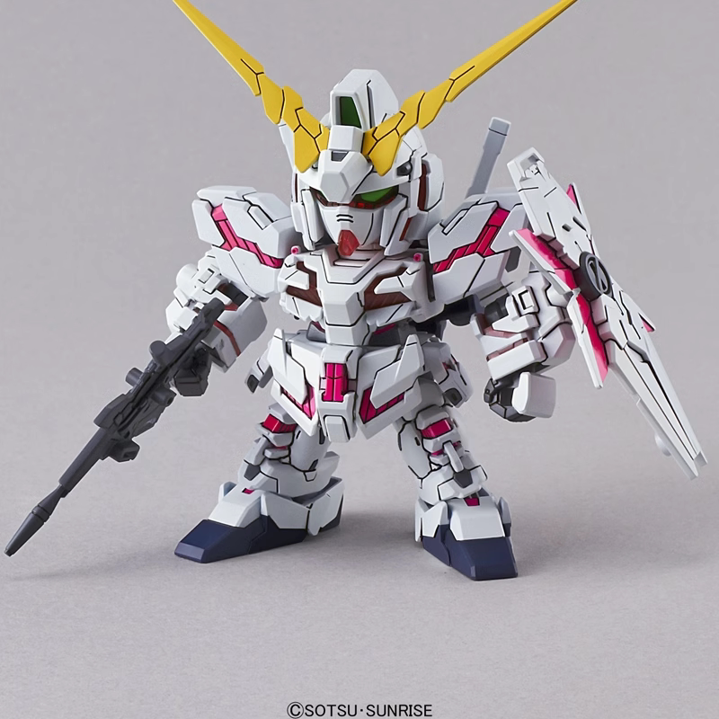 有货 正品万代 SD BB战士 EX005 独角兽 毁灭模式 拼装模型