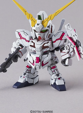 有货 正品万代 SD BB战士 EX005 独角兽 毁灭模式 拼装模型