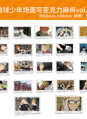有货 日本正版 排球少年场面写亚克力麻将vol.2 影山及川周边谷子