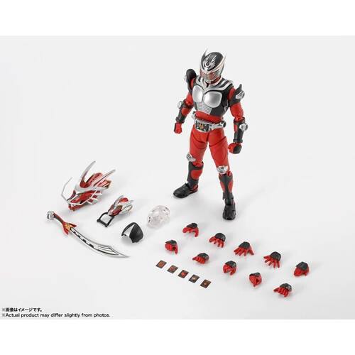 有货 万代 SHF 假面骑士 龙骑 真骨雕 基础形态 成品 可动手办