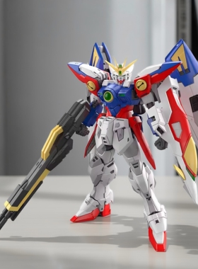有货万代 RG 1/144 飞翼零式zero高达 新机动战记W 希罗 拼装模型